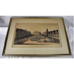 Grand Entry of the Allied Sovereign into Leipsic 19th October, 1813 (Framed Aquatint Print)